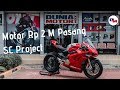 Pasang Knalpot Rp66jt SC Project Ducati Panigale V4R | DuniaMotor.com