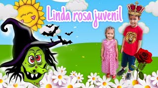 Música linda Rosa Juvenil !!Clipe oficial  de Débora e Gabriel kids.