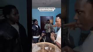 Moment Davido enter student hostel #001 #students #hostel #goviral