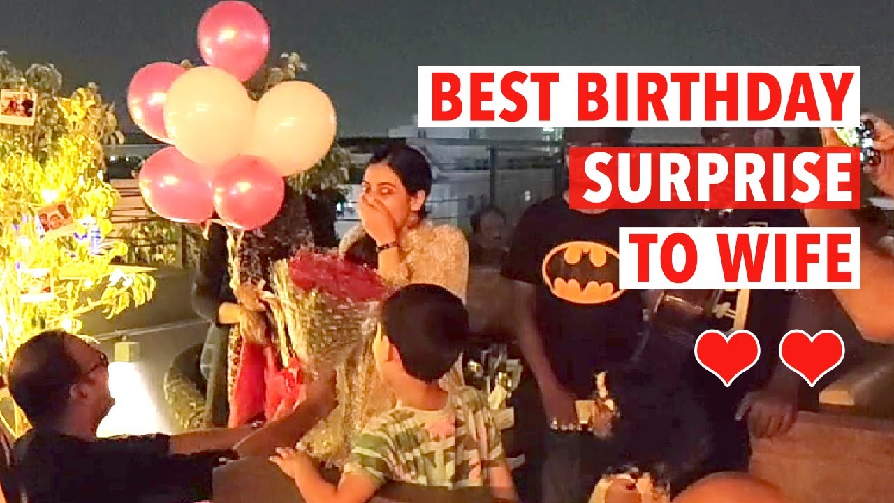 How to surprise your wife on her Birthday! The Batman Society YouTube
