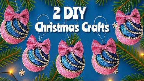 2 Easy Christmas Craft Ideas 🎄 Christmas Decorations 🎀 DIY Christmas Tree Toys