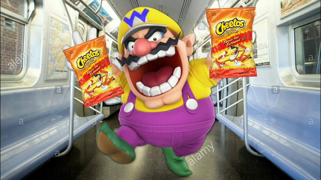 Wario gets into a train crash while eating Hot Cheetos and f*cking dies ...