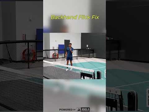 Backhand Flick Technique That Actually Works