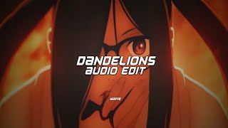 dandelions - ruth b. (spedup) [edit audio] Resimi