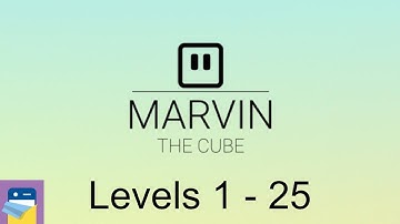 Marvin the Cube: Levels 1 - 25 Walkthrough & iOS Gameplay (by MJ Bros)
