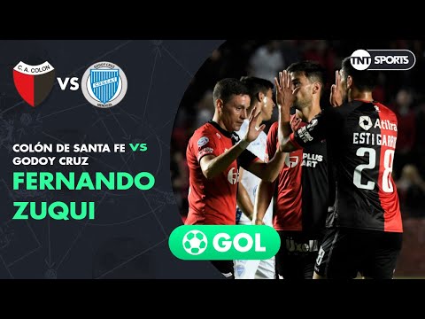 Fernando Zuqui (1-0) Colón SF vs Godoy Cruz | Fecha 10 - Superliga Argentina 2019/2020