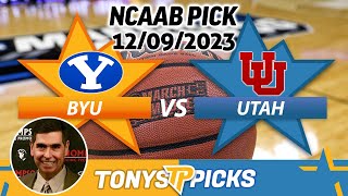 BYU vs. Utah 12/9/2023 FREE College Basketball Picks and Predictions on NCAAB Betting Tips for Today