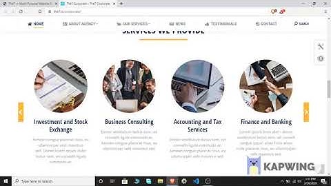 The7 Theme as a Corporate Website || Shortintro || Themeintro