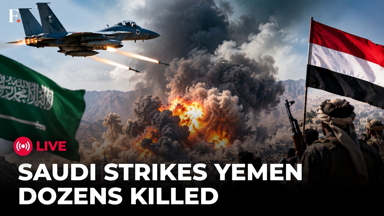 HOUTHI WAR LIVE: Saudi Airstrikes Hit Yemen’s Taiz, Killing Dozens | Houthi Military Camp Suspected thumbnail