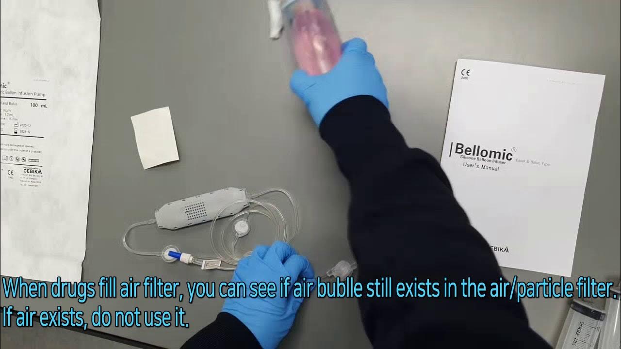 [Bellomic®] Basal and Bolus priming Elastomeric infusion Device YouTube