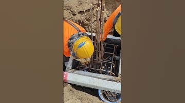 Technical reinforced column rebar to cast footing concrete