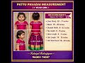 Kalaigal Kalanjiyam Kids Pattupavadai Measurement 96002 74087