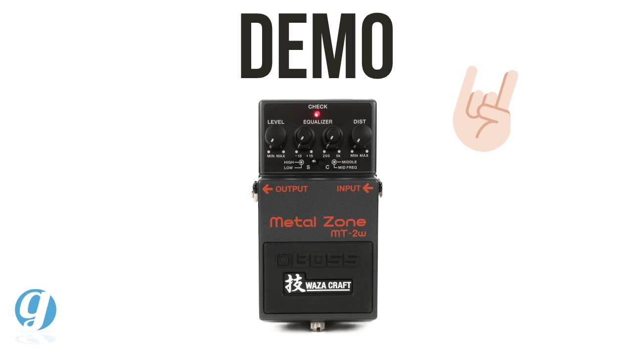 Boss MT-2W Metal Zone DEMO (NO Talking) #distortionpedal