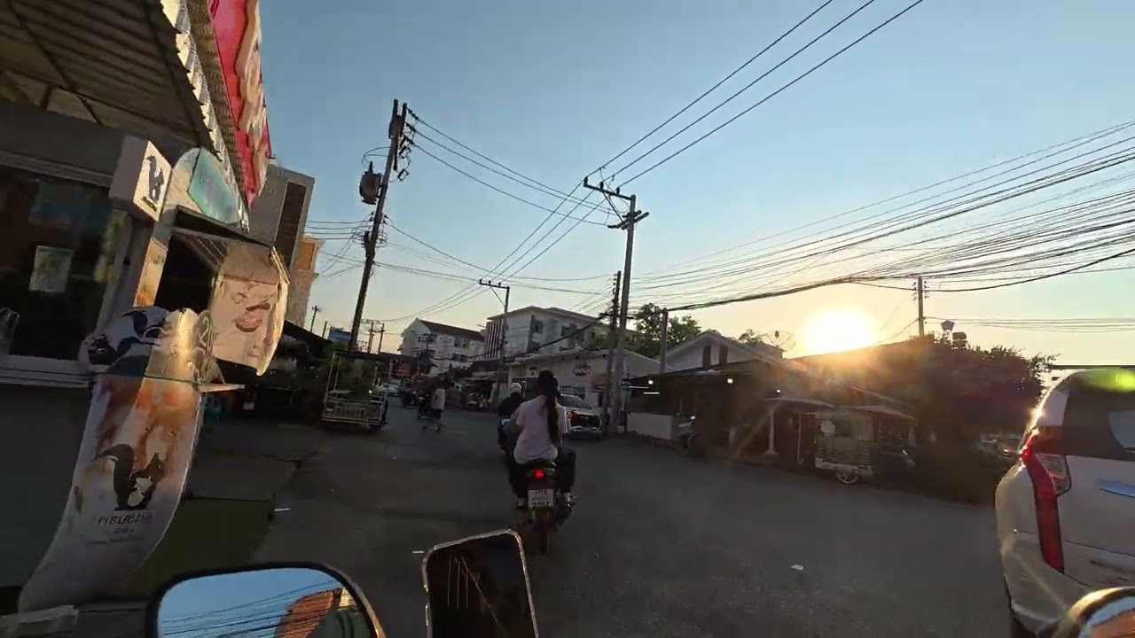 Exploring Korat Thailand on scooter