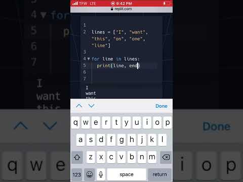 Using print Without