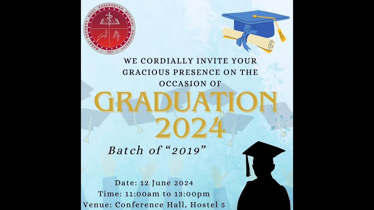 Graduation 2024 (Batch 2019) ||WKMU|| - YouTube