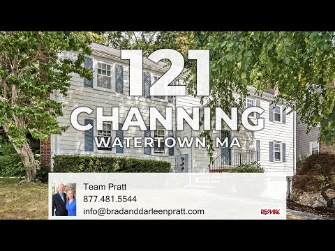 121 Channing Road 121, Watertown, MA home video tour