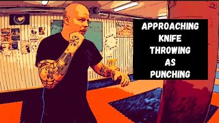 How to throw a knife? (The punching method)