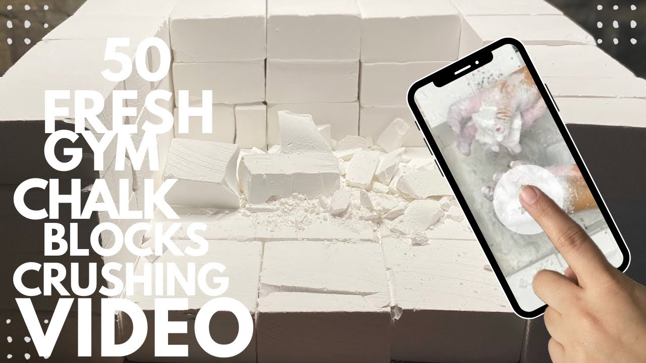 50 Fresh Blocks Gym Chalk Mass | 🎉11K Subscribers Thank You Celebration ...