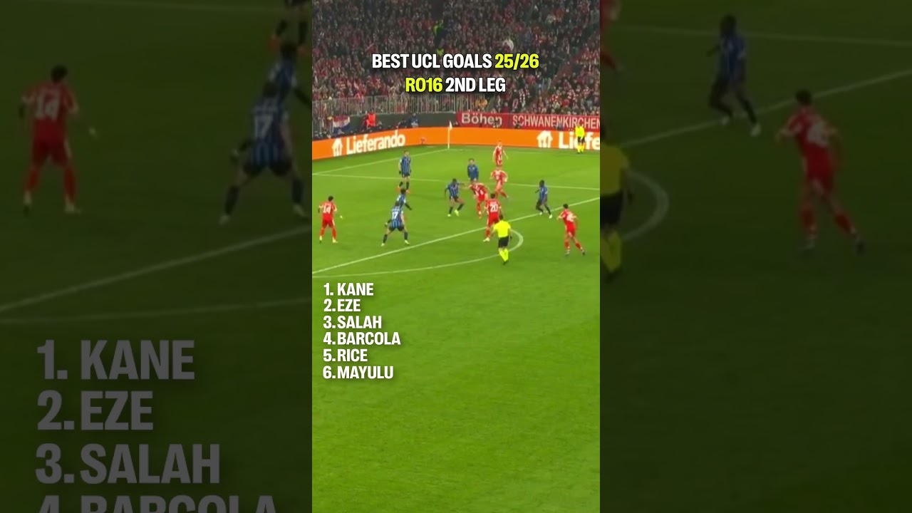Top 6 Goals – Champions League Round of 16 (2nd Leg) 🤯 | UCL 25/26