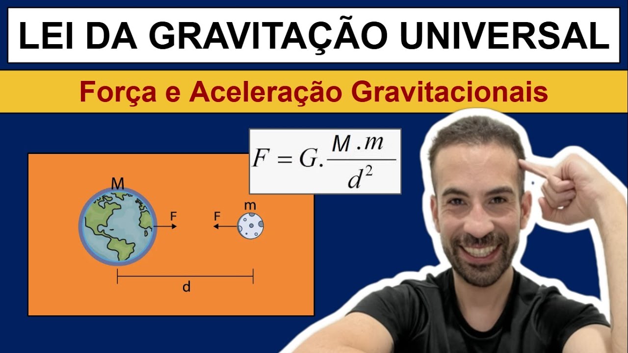 LEI DA GRAVITAÇÃO UNIVERSAL - Força e Aceleração Gravitacionais