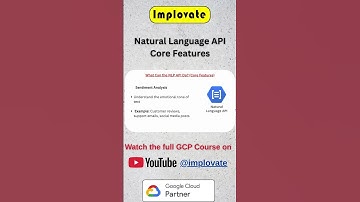 Natural Language API Core Features ⚙️ | Google Cloud NLP #implovate #gcp #googlecloud
