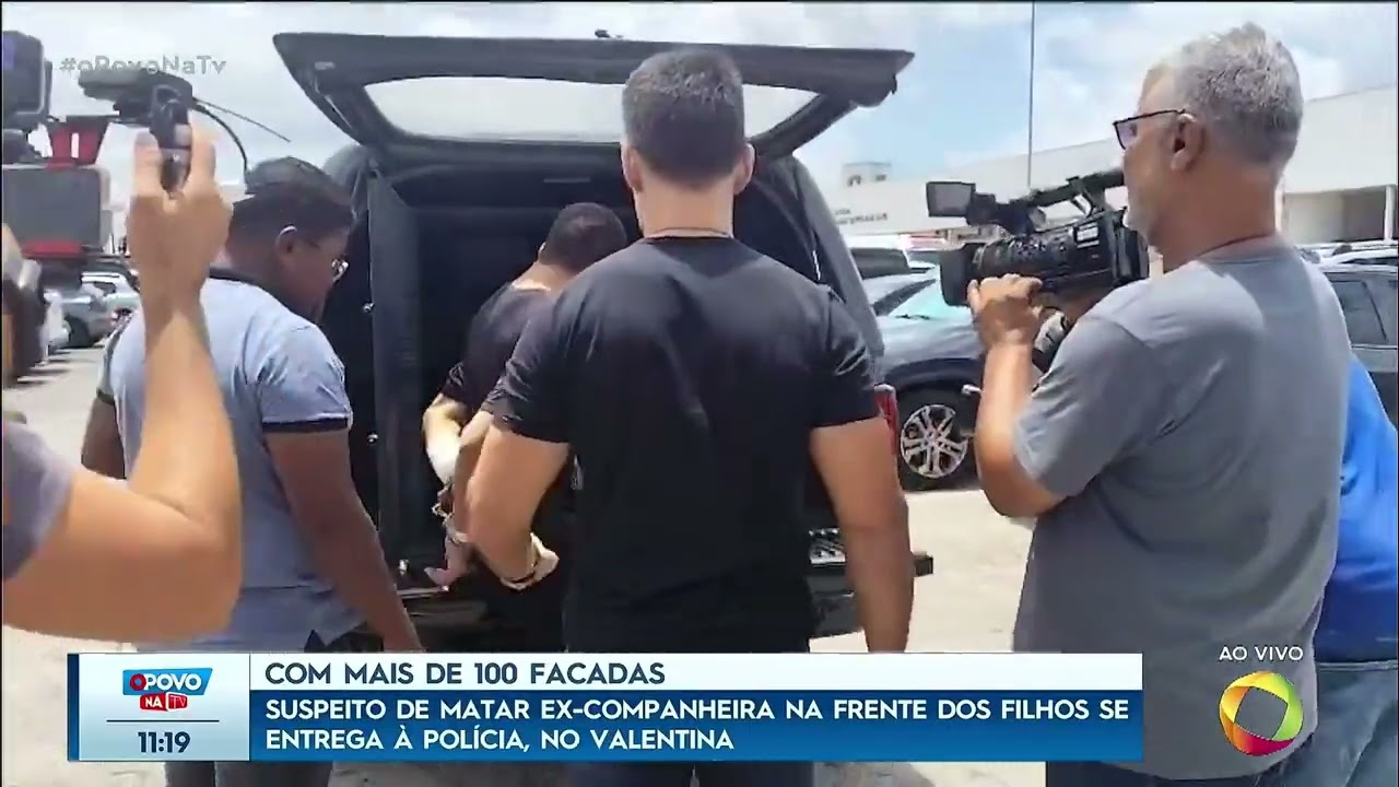 Suspeito de matar ex companheira na frente dos filhos se entre à polícia - Parte 3 - O Povo na TV