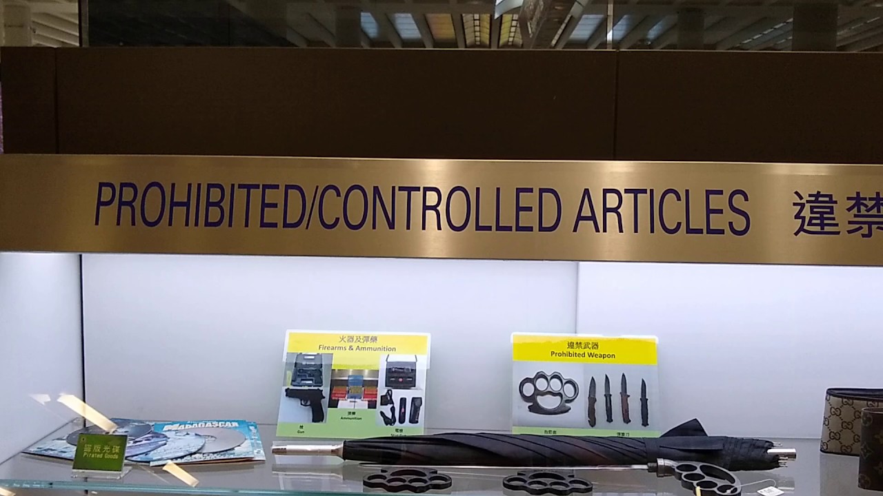 Prohibited Articles in Hong Kong YouTube