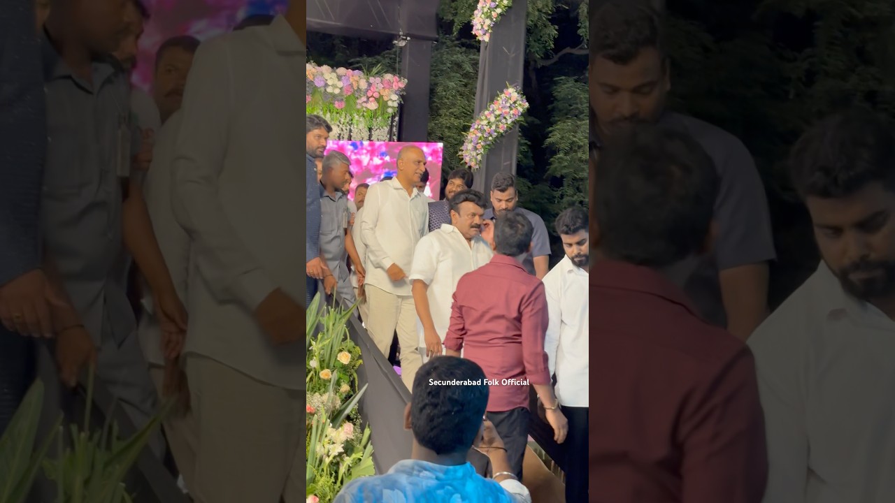Ex-Minister Harish Rao & Talasani Srinivas Yadav at Reception 