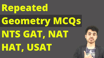 Geometry Problems for Competitive Exams NTS GAT, NAT, HAT, GMAT | Quantitative Reasoning Tricks