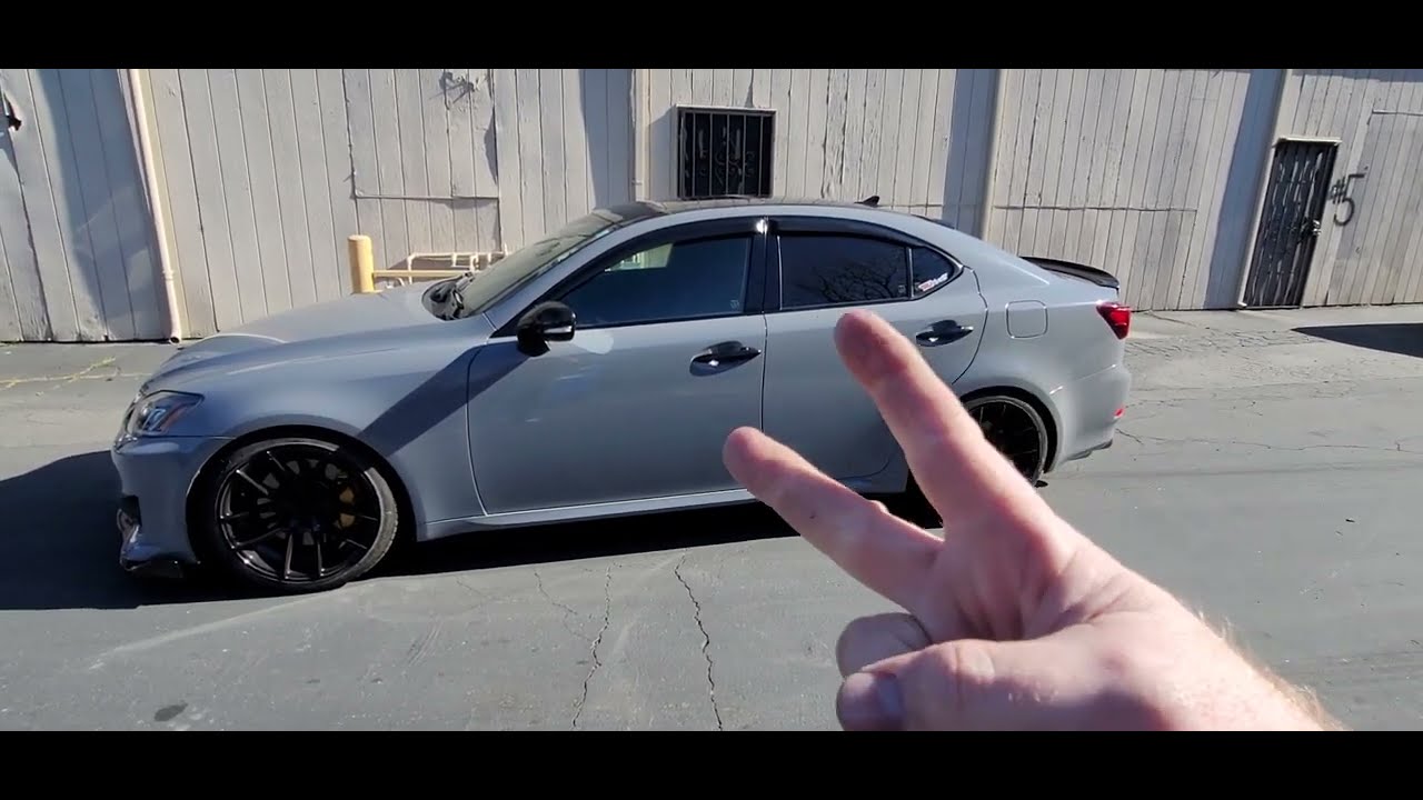 Lexus is350 wrapped in Gloss Nardo Grey YouTube