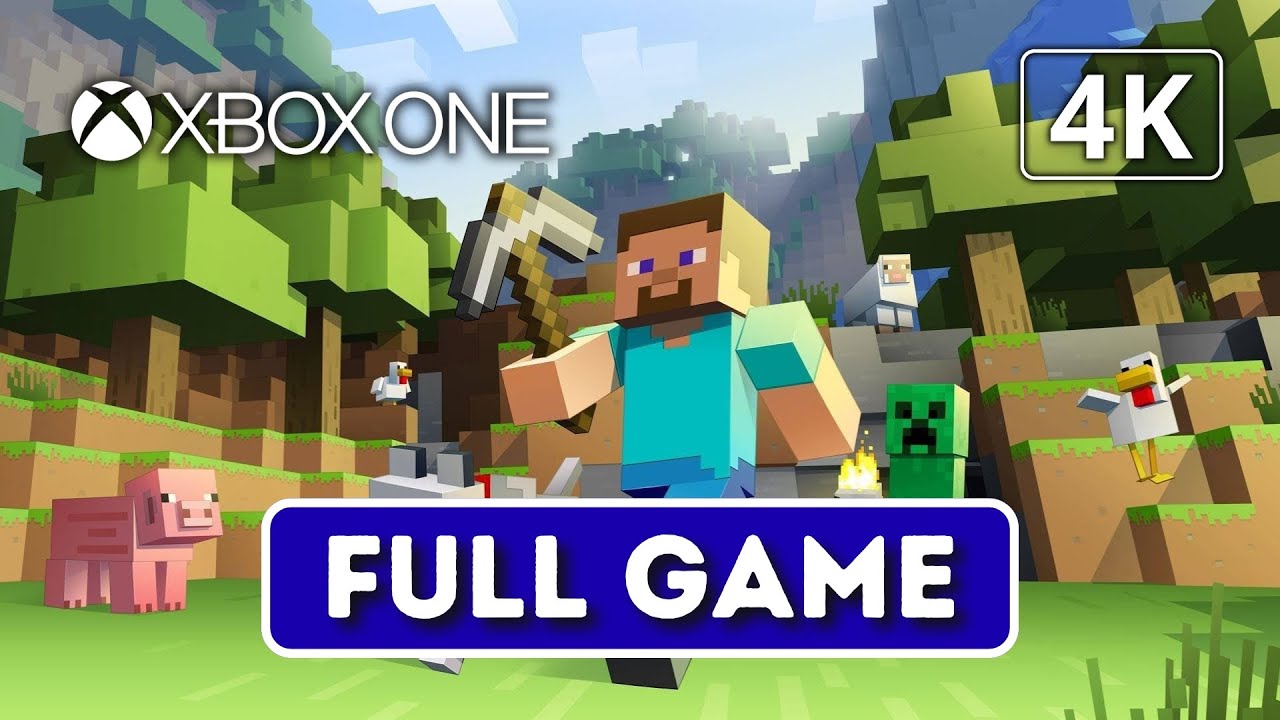 MINECRAFT XBOX ONE EDITION | Full Game Walkthrough | 4K 60FPS | No Commentary
