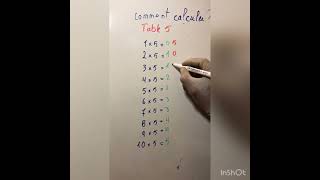 Maths easy _table5#