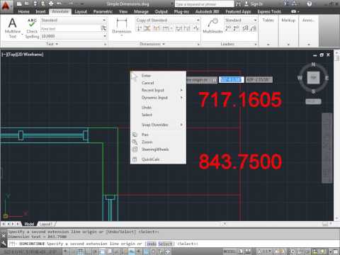 C00907  Continued Dimensions AutoCAD 2014 Tutorial