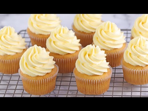 Video Công thức Cupcake cơ bản và kem bơ kiểu Đức đơn giản |... - youtube