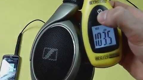 Sennheiser HD595 High Grade Performance Premiere Headphones review and SPL dB test