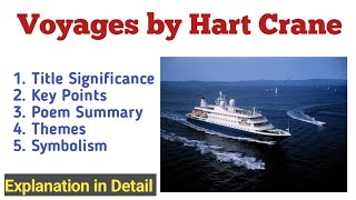 Voyages by Hart Crane Poem Summary in Urdu/Hindi| Voyages Poem Themes| Symbolism| Title Significance