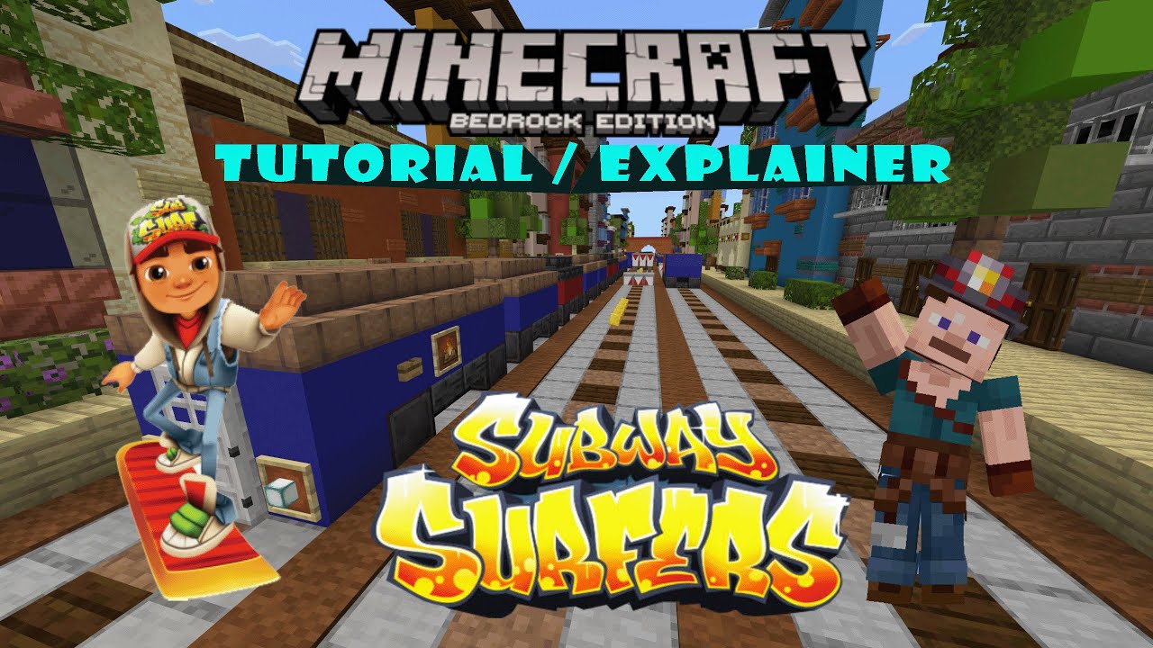 Subway Surfers Minecraft Bedrock Explainer Tutorial Live Stream YouTube Subway surfers minecraft bedrock explainer tutorial live stream youtube