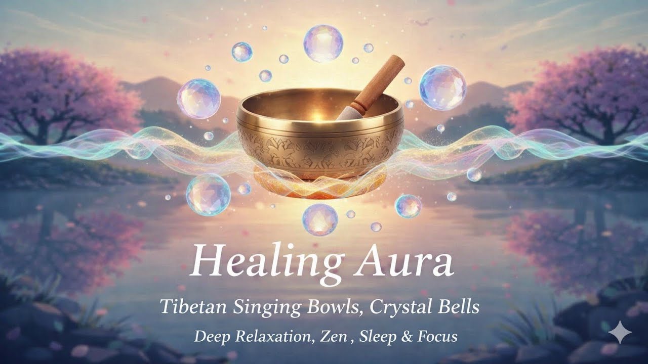 432 Hz Healing Aura |Tibetan Singing Bowls for Deep Sleep & Meditation ​