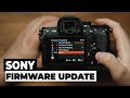 Sony Firmware Update 2024 Anleitung (Deutsch)
