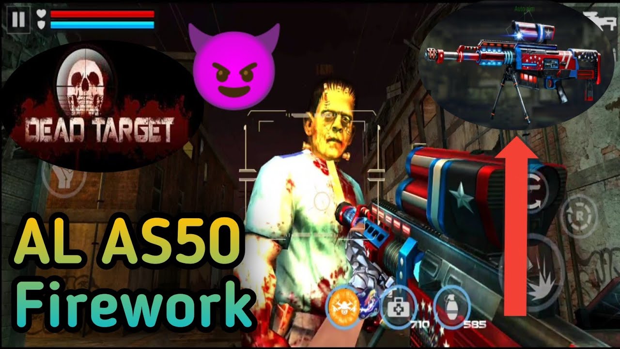Dead Target: Zombie 🧟 || Al as50 Firework Test 😈 || Al as50 Firework Gameplay 💯 || Satan Gaming 🇮🇳