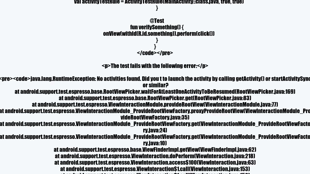 How do I use an ActivityTestRule with @ClassRule in Kotlin?