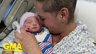 Mom battles cancer while pregnant — and beats it | GMA