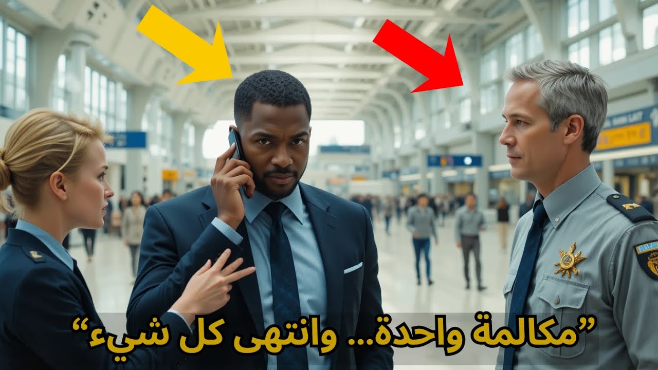 رئيس تنفيذي أسود يُمنع من ركوب الدرجة الأولى… مكالمة واحدة فقط تُسقط شركة الطيران بالكامل!