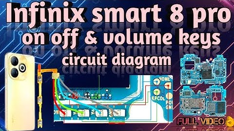 Infinix smart 8 pro on off volume button jumper || problem solve😱 ||