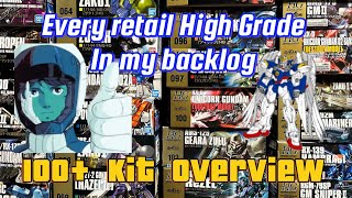 Every single retail High Grade in my backlog - 100+ kits - [4K]