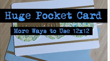 Chop It Up! More Ways To Use 12 x 12 Paper Pads | Simple Projects Using Your Craft Stash