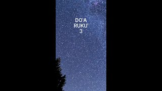 BACAAN RUKU DALAM SHALAT | DO'A RUKU 3  DAN ARTINYA #SHORTS