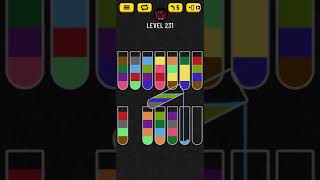 WATER SORT PUZZLE - Level 231 (Solution)
