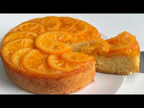 Easy and Quick Orange Upside Down Cake! Simple and very tasty!